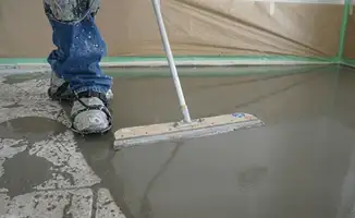 Uneven floor being professionally repaired in Tampa, FL